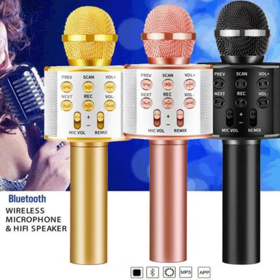 Bluetooth wireless microphone