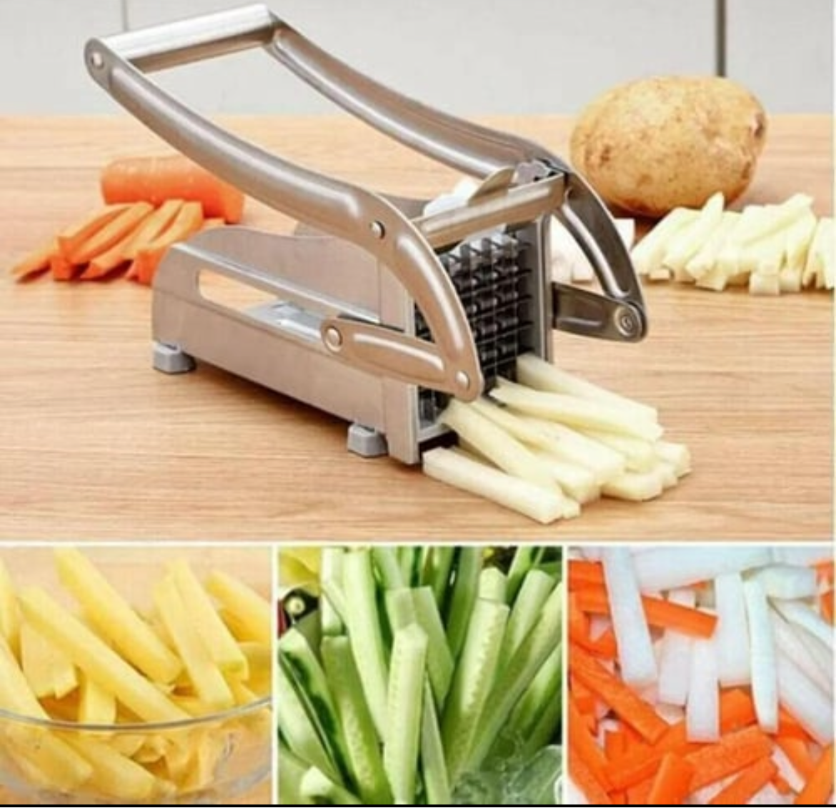 Stainless potato cutter