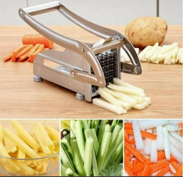 Stainless potato cutter